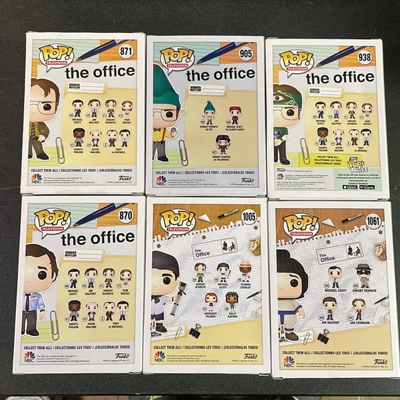Pop! Television The Office Bundle of 6 - Picture 4 of 4